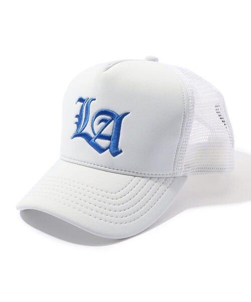 JAMES PERSE（ジェームスパース）の「スキューバ トラッカーキャップ MZU0099LLA（キャップ・メンズ・ブルー/ホワイト・FREE）」の3枚目の写真