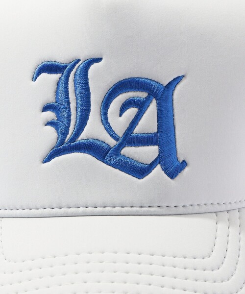 JAMES PERSE（ジェームスパース）の「スキューバ トラッカーキャップ MZU0099LLA（キャップ・メンズ・ブルー/ホワイト・FREE）」の8枚目の写真