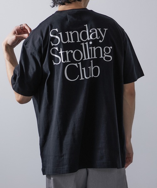 MAISON CLUB（メゾンクラブ）の「【MAISON CLUB】Logo Print Over Size Tee 半袖オーバーサイズTee（Tシャツ/カットソー・メンズ・ホワイト系その他4/ホワイト系その他2/ブラック系その他/ブラック系その他3/ブラック系その他2/ホワイト系その他/ホワイト系その他3・L/XL）」の5枚目の写真