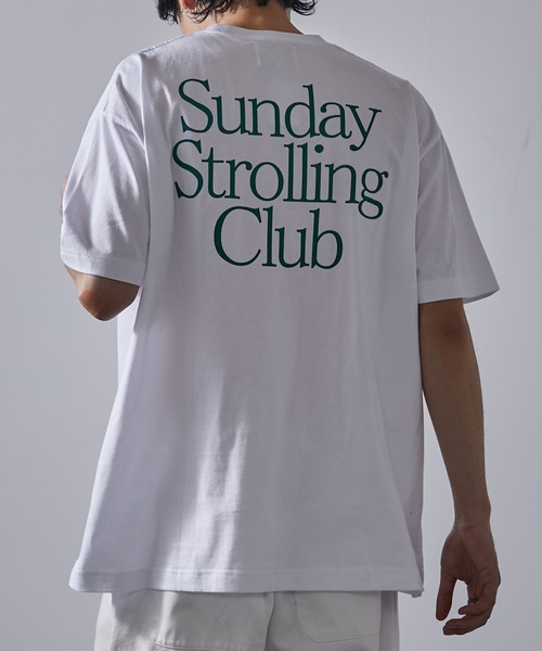 MAISON CLUB（メゾンクラブ）の「【MAISON CLUB】Logo Print Over Size Tee 半袖オーバーサイズTee（Tシャツ/カットソー・メンズ・ホワイト系その他4/ホワイト系その他2/ブラック系その他/ブラック系その他3/ブラック系その他2/ホワイト系その他/ホワイト系その他3・L/XL）」の4枚目の写真