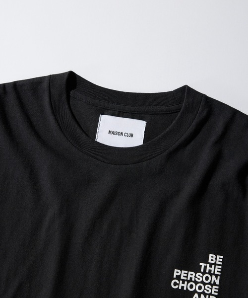 MAISON CLUB（メゾンクラブ）の「【MAISON CLUB】Logo Print Over Size Tee 半袖オーバーサイズTee（Tシャツ/カットソー・メンズ・ホワイト系その他4/ホワイト系その他2/ブラック系その他/ブラック系その他3/ブラック系その他2/ホワイト系その他/ホワイト系その他3・L/XL）」の20枚目の写真