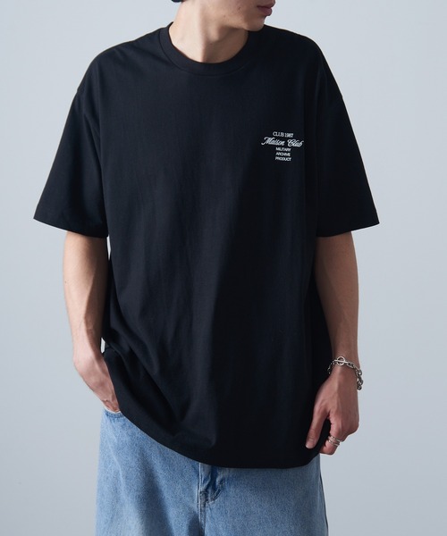 MAISON CLUB（メゾンクラブ）の「【MAISON CLUB】Logo Print Over Size Tee 半袖オーバーサイズTee（Tシャツ/カットソー・メンズ・ホワイト系その他4/ホワイト系その他2/ブラック系その他/ブラック系その他3/ブラック系その他2/ホワイト系その他/ホワイト系その他3・L/XL）」の22枚目の写真