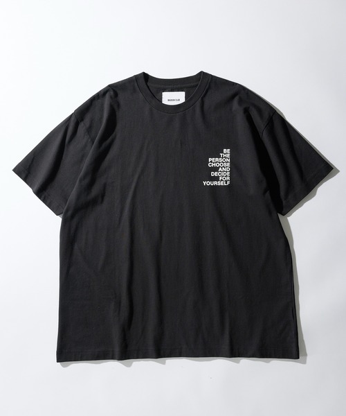 MAISON CLUB（メゾンクラブ）の「【MAISON CLUB】Logo Print Over Size Tee 半袖オーバーサイズTee（Tシャツ/カットソー・メンズ・ホワイト系その他4/ホワイト系その他2/ブラック系その他/ブラック系その他3/ブラック系その他2/ホワイト系その他/ホワイト系その他3・L/XL）」の18枚目の写真
