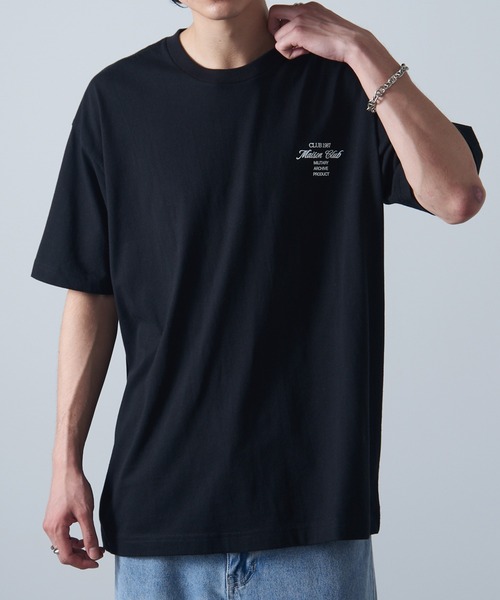 MAISON CLUB（メゾンクラブ）の「【MAISON CLUB】Logo Print Over Size Tee 半袖オーバーサイズTee（Tシャツ/カットソー・メンズ・ホワイト系その他4/ホワイト系その他2/ブラック系その他/ブラック系その他3/ブラック系その他2/ホワイト系その他/ホワイト系その他3・L/XL）」の21枚目の写真