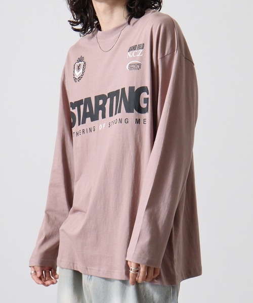 FUNALIVE(ファンアライブ)の「ワイドシルエットロングスリーブTシャツ(Tシャツ/カットソー・メンズ・ホワイト系その他2/ターコイズブルー/ブラック/ブラック系その他2/モカ/インディゴブルー/スミクロ/ダークブルー/ホワイト/ホワイト系その他3/ライトブラック/ピンク・M/L/LL)」の15枚目の写真