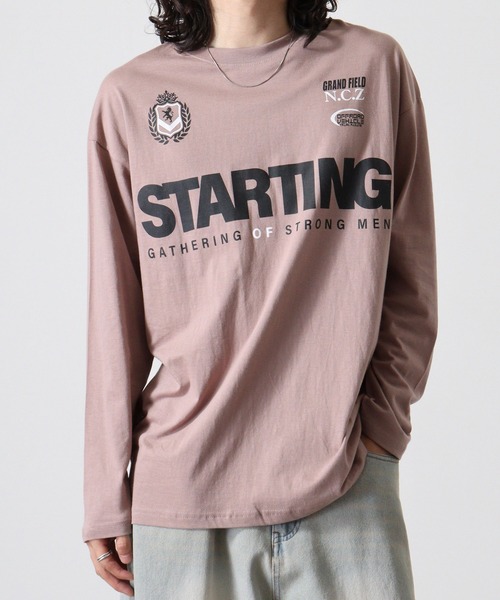 FUNALIVE(ファンアライブ)の「ワイドシルエットロングスリーブTシャツ(Tシャツ/カットソー・メンズ・ホワイト系その他2/ターコイズブルー/ブラック/ブラック系その他2/モカ/インディゴブルー/スミクロ/ダークブルー/ホワイト/ホワイト系その他3/ライトブラック/ピンク・M/L/LL)」の16枚目の写真