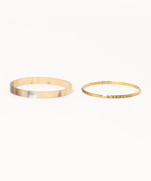 ARCHIVER（アーカイバ）の「【76】buffalo horns　バングル（バングル/リストバンド・レディース・ナチュラル/その他・FREE）」の5枚目の写真