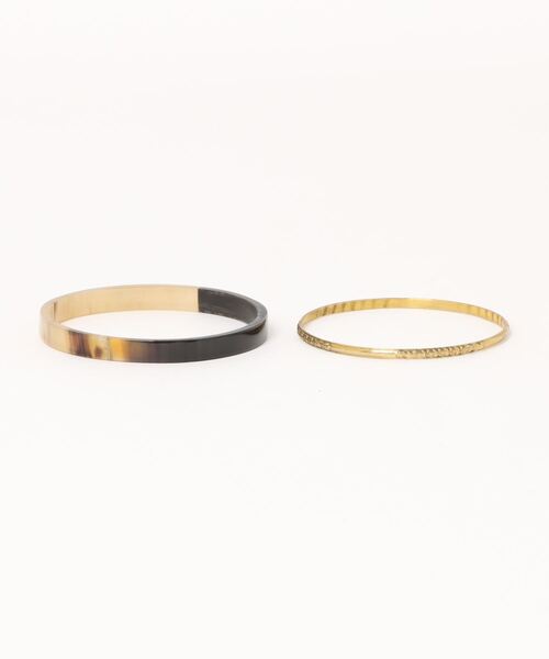 ARCHIVER（アーカイバ）の「【76】buffalo horns　バングル（バングル/リストバンド・レディース・ナチュラル/その他・FREE）」の4枚目の写真