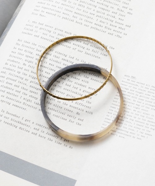 ARCHIVER（アーカイバ）の「【76】buffalo horns　バングル（バングル/リストバンド・レディース・ナチュラル/その他・FREE）」の6枚目の写真