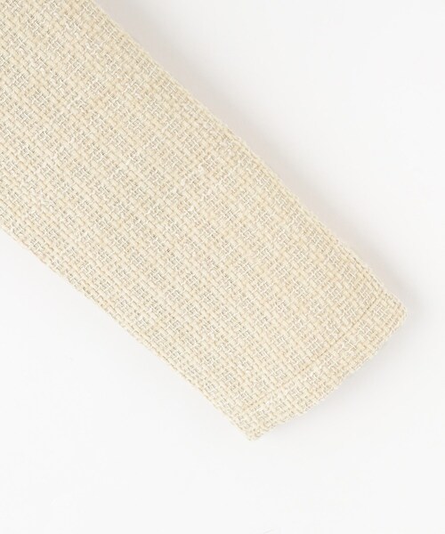 SHOO・LA・RUE（シューラルー）の「【100-140cm/プチセレ】ツイードジャケット（ノーカラージャケット・キッズ・ブラック/ライトベージュ・10/11/12/13/14）」の6枚目の写真