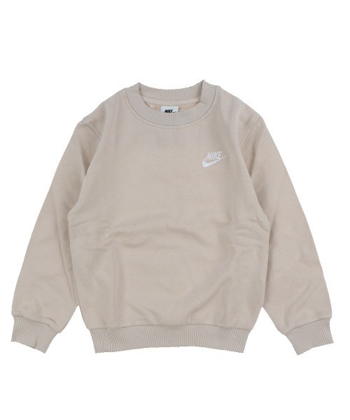 NIKE（ナイキ）の「NIKE ナイキ YTH NSW クラブ LBR フリース L/S クルー（スウェット・キッズ・ダークグレー/ブラウン/サンドグレー/グリーン/ブラック・130cm/140cm/150cm/160cm）」の3枚目の写真