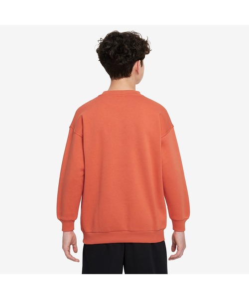 NIKE（ナイキ）の「NIKE ナイキ YTH NSW クラブ LBR フリース L/S クルー（スウェット・キッズ・ダークグレー/ブラウン/サンドグレー/グリーン/ブラック・130cm/140cm/150cm/160cm）」の16枚目の写真