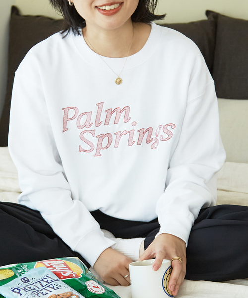 【セール】【LE TRIO ABAHOUSE】PARM SPRINGS スウェット/ユニセックス（スウェット）｜Rouge vif（ルージュヴィフ） 9,680円