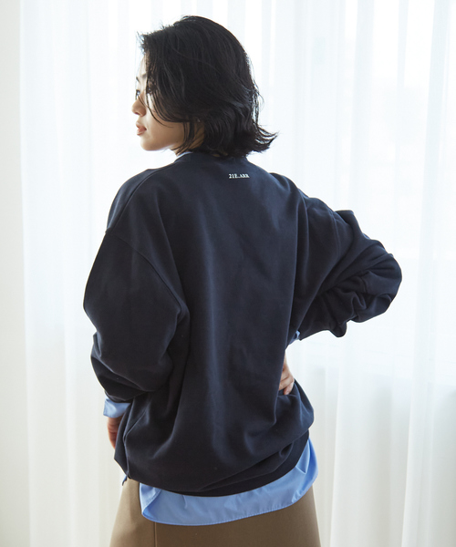 Rouge vif（ルージュヴィフ）の「【LE TRIO ABAHOUSE】PARM SPRINGS スウェット/ユニセックス（スウェット・レディース・ネイビー/ホワイト・フリー）」の10枚目の写真