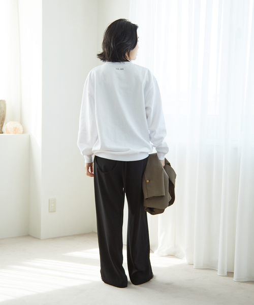 Rouge vif（ルージュヴィフ）の「【LE TRIO ABAHOUSE】PARM SPRINGS スウェット/ユニセックス（スウェット・レディース・ネイビー/ホワイト・フリー）」の13枚目の写真