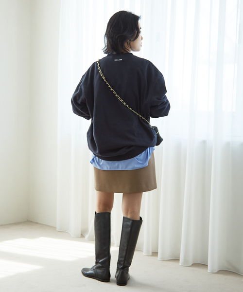 Rouge vif（ルージュヴィフ）の「【LE TRIO ABAHOUSE】PARM SPRINGS スウェット/ユニセックス（スウェット・レディース・ネイビー/ホワイト・フリー）」の14枚目の写真