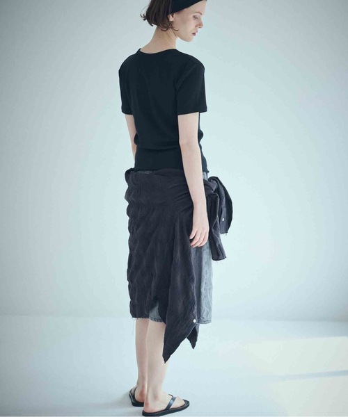 SEA(シー)の「VINTAGE カットオフチェックネルシャツ(シャツ/ブラウス・レディース・チャコールグレー/ベージュ・ONE SIZE)」の21枚目の写真