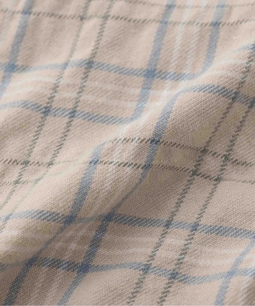 SEA(シー)の「VINTAGE カットオフチェックネルシャツ(シャツ/ブラウス・レディース・チャコールグレー/ベージュ・ONE SIZE)」の9枚目の写真