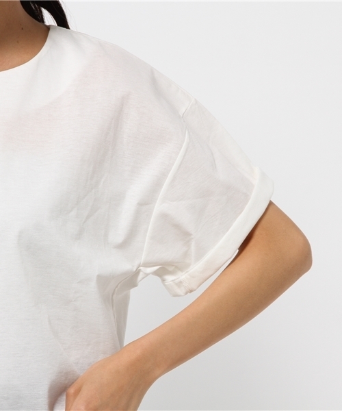 AMERICAN RAG CIE（アメリカンラグシー）の「AMERICAN RAG CIEウレタンコーティングサイドリボンTシャツ/208-LAN-B4956 WH F（Tシャツ/カットソー・レディース・ホワイト/グレー/ブラック・FREE）」の8枚目の写真