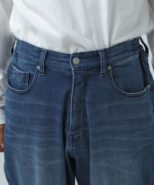 BAYFLOW（ベイフロー）の「[裏起毛・ストレッチ]【BFJ】ウォームテーパードデニムパンツ（デニムパンツ・メンズ・ブルー/ブラック・LARGE/MEDIUM）」の8枚目の写真