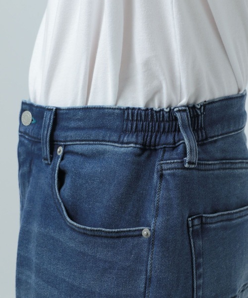 BAYFLOW（ベイフロー）の「[裏起毛・ストレッチ]【BFJ】ウォームテーパードデニムパンツ（デニムパンツ・メンズ・ブルー/ブラック・LARGE/MEDIUM）」の11枚目の写真