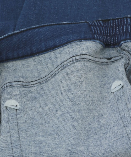 BAYFLOW（ベイフロー）の「[裏起毛・ストレッチ]【BFJ】ウォームテーパードデニムパンツ（デニムパンツ・メンズ・ブルー/ブラック・LARGE/MEDIUM）」の4枚目の写真