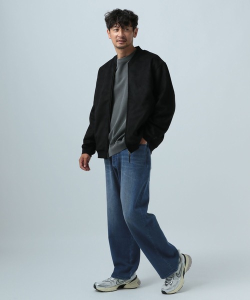 BAYFLOW（ベイフロー）の「[裏起毛・ストレッチ]【BFJ】ウォームテーパードデニムパンツ（デニムパンツ・メンズ・ブルー/ブラック・LARGE/MEDIUM）」の14枚目の写真