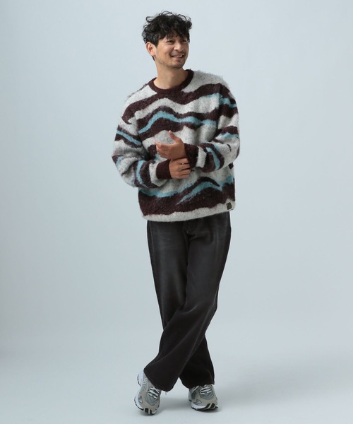 BAYFLOW（ベイフロー）の「[裏起毛・ストレッチ]【BFJ】ウォームテーパードデニムパンツ（デニムパンツ・メンズ・ブルー/ブラック・LARGE/MEDIUM）」の13枚目の写真