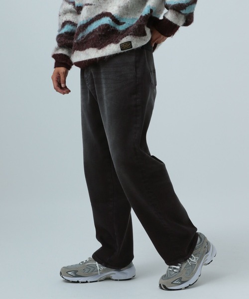 BAYFLOW（ベイフロー）の「[裏起毛・ストレッチ]【BFJ】ウォームテーパードデニムパンツ（デニムパンツ・メンズ・ブルー/ブラック・LARGE/MEDIUM）」の19枚目の写真