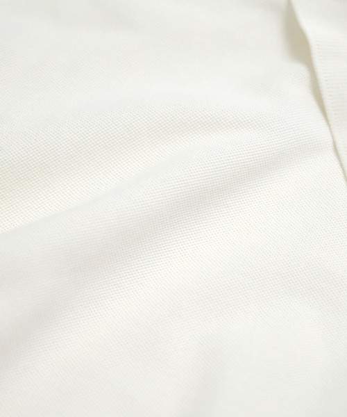 OMNIGOD（オムニゴッド）の「[OMNIGOD mens / オムニゴッド] ギザコットンカノコ ショートスリーブポロシャツ（ポロシャツ・メンズ・ホワイト/ネイビー/ピンク・2/3/4）」の10枚目の写真