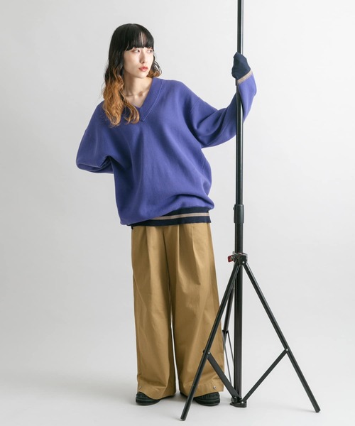KBF(ケイビーエフ)の「ポケットディティールパンツ(その他パンツ・レディース・ベージュ/ブラウン/ネイビー・ONE)」の7枚目の写真