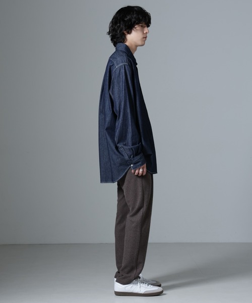 NANO universe（ナノユニバース）の「ストレッチメランジイージーパンツ(セットアップ可)（その他パンツ・メンズ・ネイビー/ブラウン/チャコール・S/M/L）」の21枚目の写真