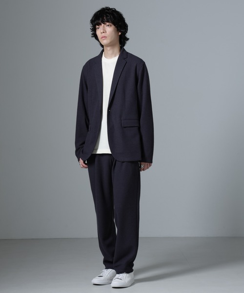 NANO universe（ナノユニバース）の「ストレッチメランジイージーパンツ(セットアップ可)（その他パンツ・メンズ・ネイビー/ブラウン/チャコール・S/M/L）」の17枚目の写真