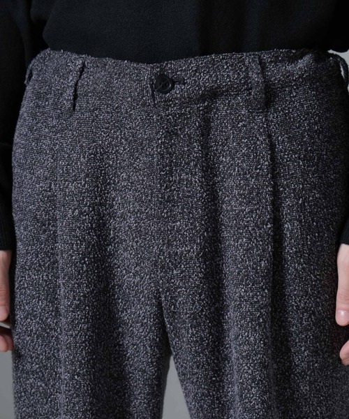 NANO universe（ナノユニバース）の「ストレッチメランジイージーパンツ(セットアップ可)（その他パンツ・メンズ・ネイビー/ブラウン/チャコール・S/M/L）」の9枚目の写真