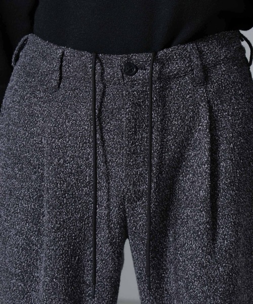 NANO universe（ナノユニバース）の「ストレッチメランジイージーパンツ(セットアップ可)（その他パンツ・メンズ・ネイビー/ブラウン/チャコール・S/M/L）」の6枚目の写真