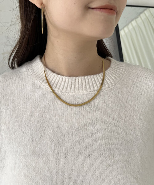 prose verse(プロズヴェール)の「裾チュールニット(ニット/セーター・レディース・アイボリー/ブラック・LARGE/MEDIUM)」の17枚目の写真