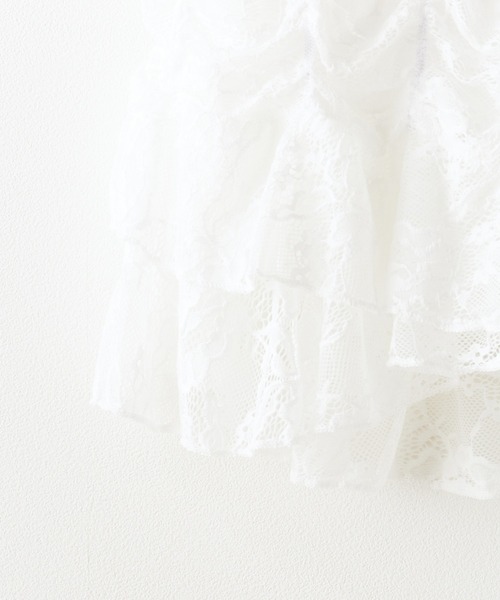 ROOPTOKYO（ループトウキョウ）の「アシンメトリーレーススカート 2026年春夏（スカート・レディース・ホワイト・L/M）」の8枚目の写真