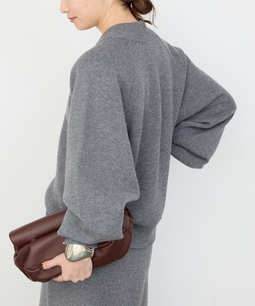 ドゥーズィエムクラス CINOH/チノ KNIT ZIP BLOUSON