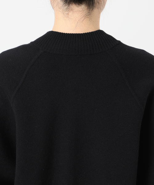 【新品未使用】CINOH チノ KNIT ZIP BLOUSON ブラック 新品未使用】CINOH チノ KNIT ZIP BLOUSON ブラック