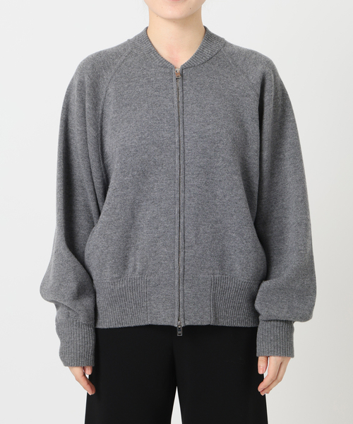 ジャケット・アウター Deuxieme Classe CINOH KNIT ZIP BLOUSON CINOH/チノ 】KNIT ZIP BLOUSON（ニット／セーター）｜Deuxieme