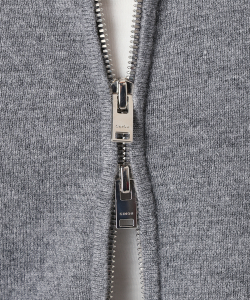 ジャケット・アウター Deuxieme Classe CINOH KNIT ZIP BLOUSON CINOH/チノ 】KNIT ZIP BLOUSON（ニット／セーター）｜Deuxieme