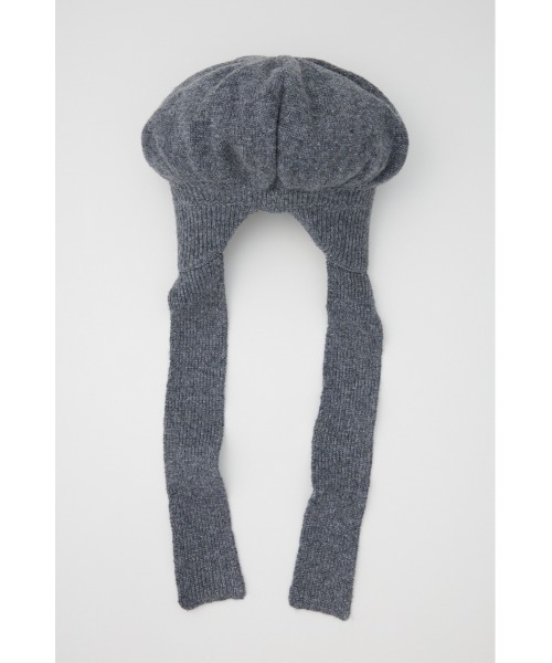 SLY(スライ)の「BERET KNIT BEANIE ベレー ニット ビーニー(ハンチング/ベレー帽・レディース・杢グレー/ブラック・FREE)」の13枚目の写真