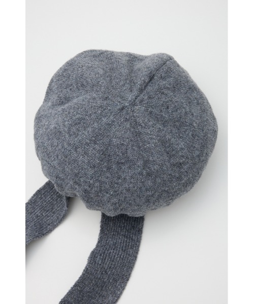 SLY(スライ)の「BERET KNIT BEANIE ベレー ニット ビーニー(ハンチング/ベレー帽・レディース・杢グレー/ブラック・FREE)」の16枚目の写真