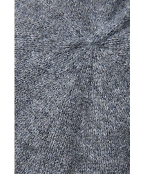 SLY(スライ)の「BERET KNIT BEANIE ベレー ニット ビーニー(ハンチング/ベレー帽・レディース・杢グレー/ブラック・FREE)」の19枚目の写真