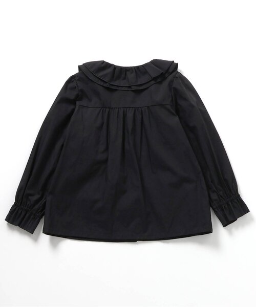 apres les cours（アプレレクール）の「【フォーマル対応】フリル衿ブラウス（シャツ/ブラウス・キッズ・オフホワイト/ブラック・90/100/110/120/130）」の7枚目の写真