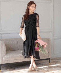 フィッシュテールシフォンドレス