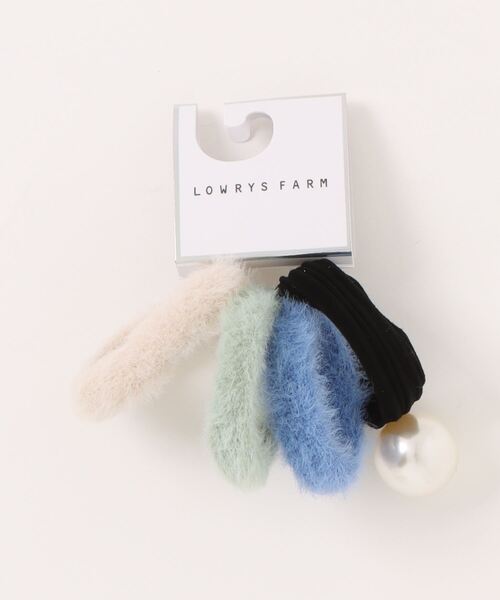 LOWRYS FARM(ローリーズファーム)の「フワフワセットヘアオム 284052(ヘアゴム・レディース・パープル/イエロー/ブルー・FREE)」の10枚目の写真
