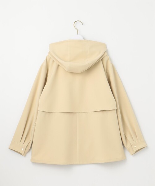 ANY SIS（エニィスィス）の「【撥水・UVカット・洗える】フーデットハーフ コート（その他アウター・レディース・ライトイエロー系/ライトグレー系/ベージュ系/ネイビー系・1/2/3）」の12枚目の写真