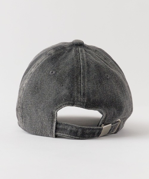 インパクト大 Jungle LoveプリントHermesDavisデニムキャップ Damage processing Denim Cap / ヴィンテージ風デニムキャップ