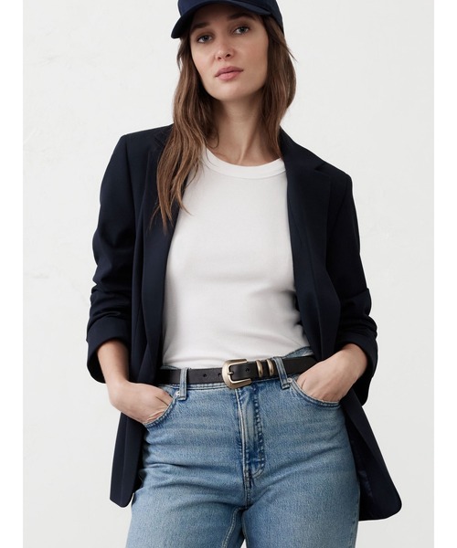 BANANA REPUBLIC FACTORY STORE(バナナリパブリック ファクトリーストア)の「BANANA REPUBLIC FACTORY STORE HAYDEN ブレザージャケット(テーラードジャケット・レディース・ブラック/アイボリー/ネイビー・XS/S/M/L)」の3枚目の写真